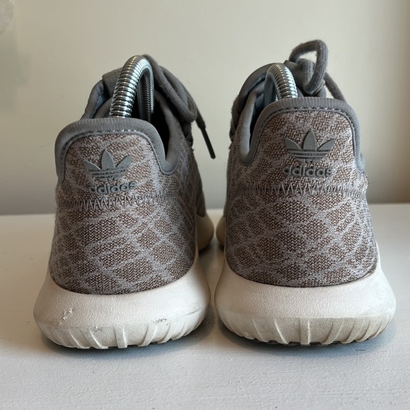 Adidas Women's Tubular Shadow Solid Grey Running Sneakers Size 7 - Picture 6 of 10